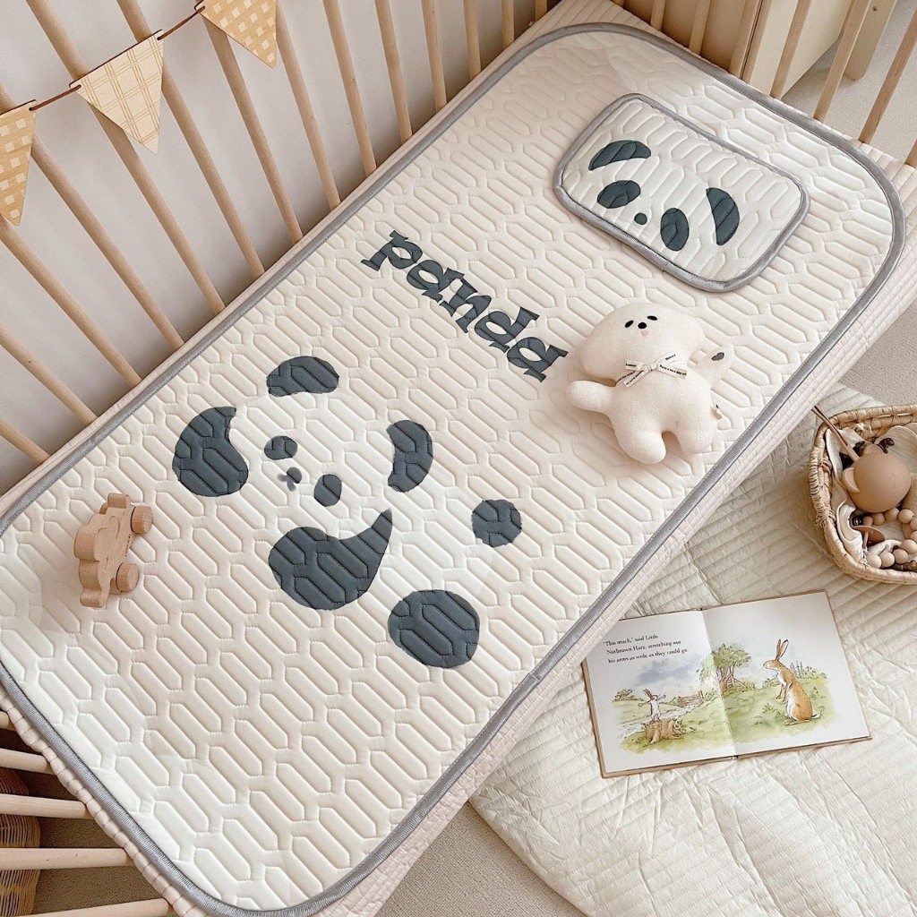 [Ruột gối vỏ hạt Kiều Mạch] 60x120cm Sét chiếu điều hòa Hàn Cao Cấp, kèm gối thơm, nằm nôi cũi nằm mát cho bé DTA01