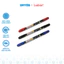 Hộp 10 bút dạ dầu(dạ kính) 2 đầu nhỏ LeaderArt UNID LA108, chống nước, hóa chất