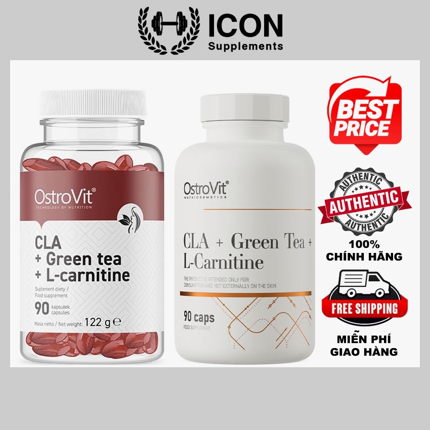 ostrovit cla green tea l carnitine ОСТРОВИТ CLA + ЗЕЛЕН ЧАЙ + L-КАРНИТИН капсули * 90 (OSTROVIT CLA + GREEN TEA  + L main image 1