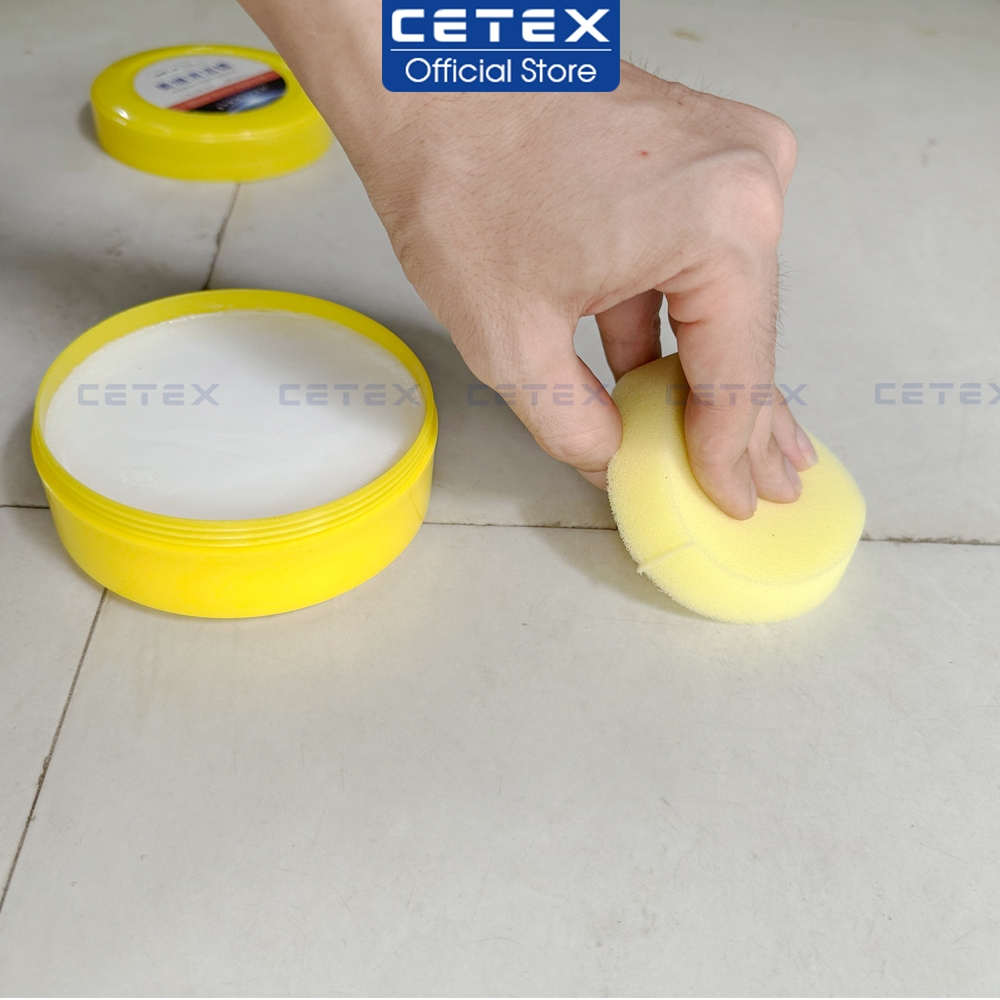 Sáp chống dính keo chà ron, dùng để chống dính bề mặt gạch men khi bơm keo chít mạch, bóc keo dễ hơn