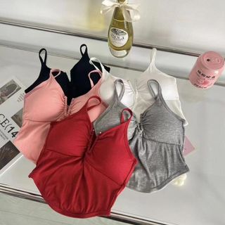 Áo bra hai dây nữ không gọng đệm mút mỏng mềm mịn nâng ngực vừa cổ khoét chữ V gợi cảm DEVARI B3006