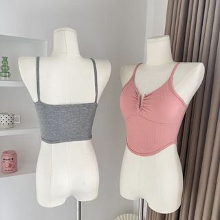 Áo bra hai dây nữ không gọng đệm mút mỏng mềm mịn nâng ngực vừa cổ khoét chữ V gợi cảm DEVARI B3006