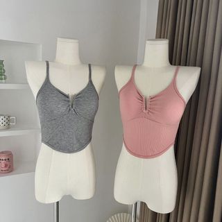 Áo bra hai dây nữ không gọng đệm mút mỏng mềm mịn nâng ngực vừa cổ khoét chữ V gợi cảm DEVARI B3006