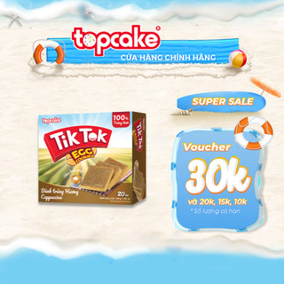Bánh trứng nướng TIK TOK - Cappuccino 200g