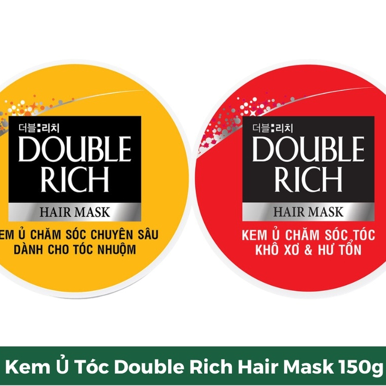 Ảnh Kem Ủ Tóc Double Rich Chăm Sóc Tóc Hair Mask Damage 150g 1