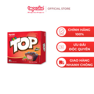 Bánh cupcake TOP'N TOP - Nhân kem dâu 360g