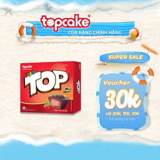 Bánh cupcake TOP'N TOP - Nhân kem dâu 360g