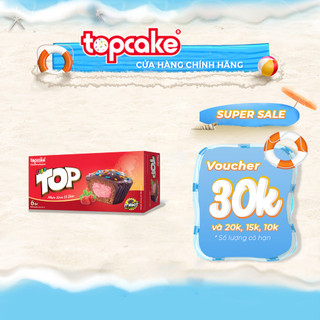 Bánh cupcake TOP'N TOP - Nhân kem dâu