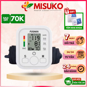 Máy đo huyết áp điện tử Fusaka FS-8E , máy đo áp huyết tự động đo lường chính xác [ CHÍNH HÃNG]