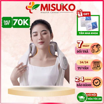 MÁY MASSAGE VAI CỔ XOA BÓP THẾ HỆ MỚI AS-30, MÁY MASSAGE CỔ VAI GÁY 6D - MASSAGE TRỊ LIỆU GIẢM ĐAU VAI GÁY