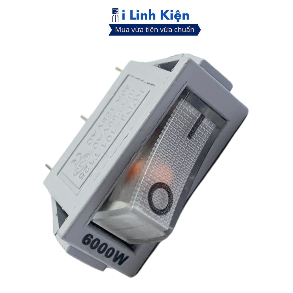 Công tắc bập bênh 3 chân 5000W KCD3 31x14mm ilinhkien.