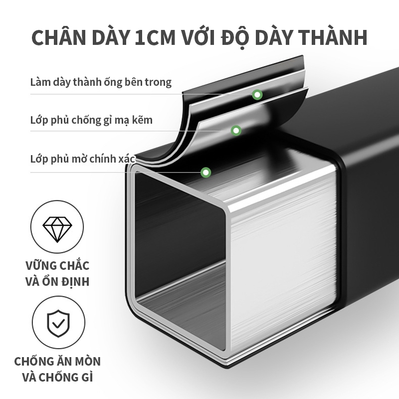 ICON Bàn Camping Dã Ngoại Gấp Gọn hợp kim cacbon sơn tĩnh điện , độ bền cao DCP3