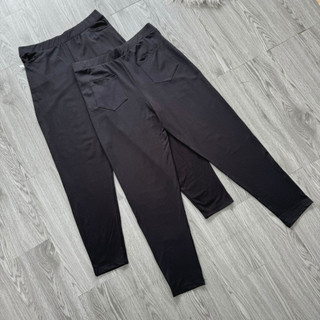 Quần Legging Nữ Bigsize Dài Có Túi Trước Và Sau Quần Ôm Thoải Mái Vải Umi Hàn Mềm Co Giãn QXO