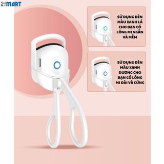 Máy uốn cong lông mi tự nhiên Kẹp bấm mi điện tạo và giữ nếp cong mi lâu hơn bằng 2 chế độ nhiệt.