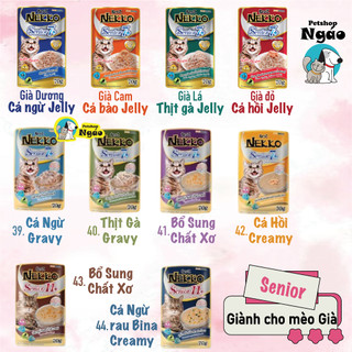 Pate Nekko Cho Mèo 38 Vị – 70g - Thức Ăn Ướt Thơm Ngon, Dinh Dưỡng Đầy Đủ_ Nekko Gói Lẻ __