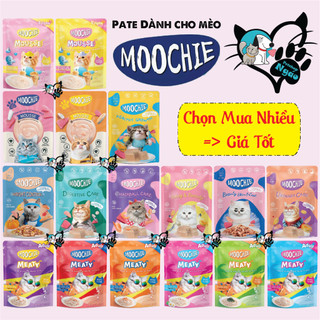 Pate Mèo MOOCHIE [THÙNG 24 - 48 GÓI] - Thức ăn ướt giành cho mèo