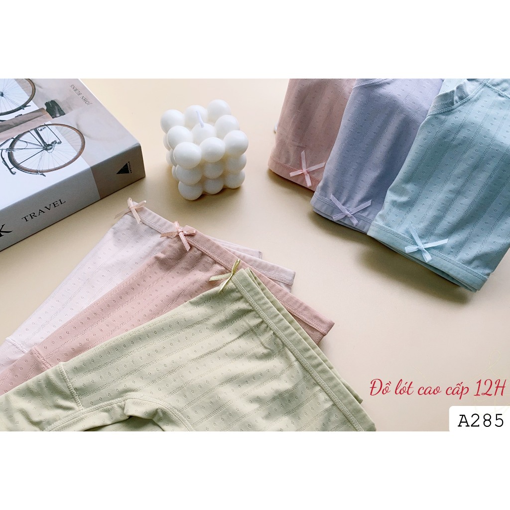 Quần lót nữ vải thun lạnh siêu co dãn, thấm hút mồ hôi, kháng khuẩn, khử mùi A285 | THỜI TRANG 12H