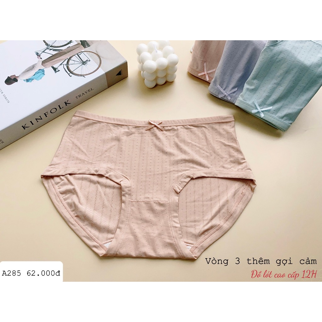 Quần lót nữ vải thun lạnh siêu co dãn, thấm hút mồ hôi, kháng khuẩn, khử mùi A285 | THỜI TRANG 12H
