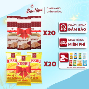 Bánh Mì Tươi Bảo Ngọc Đủ Vị Dinh Dưỡng Combo Ăn Sáng, Trưa, Tối Cho Cả Nhà |