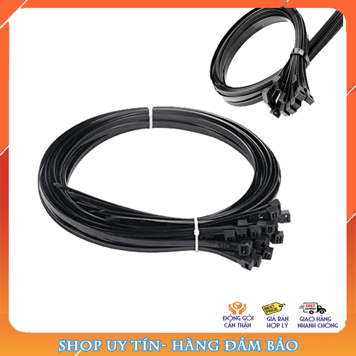 Dây rút thít nhựa cỡ lớn, dài từ 60cm - 1,2m, chịu lực kéo đứt cao ...