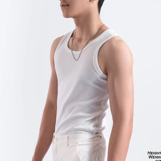 Áo thun ba lỗ vải thun gân borip siêu mềm LADOS-19172 100% cotton thoáng mát phong cách Hàn Quốc ôm body