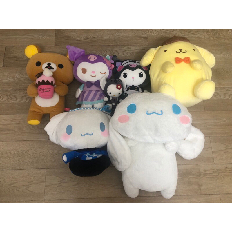 Gấu bông Sanrio, Rilakkuma, Kuromi, Cinnamonroll, Pompompurin ...