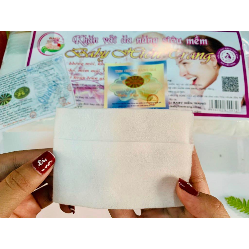 Combo 10 gói Khăn Đa năng Hiền Trang gói 170g - 190g khăn tẩy trang , tiện lợi, dùng cho cả mẹ và bé MZ02 3sbaby cho bé