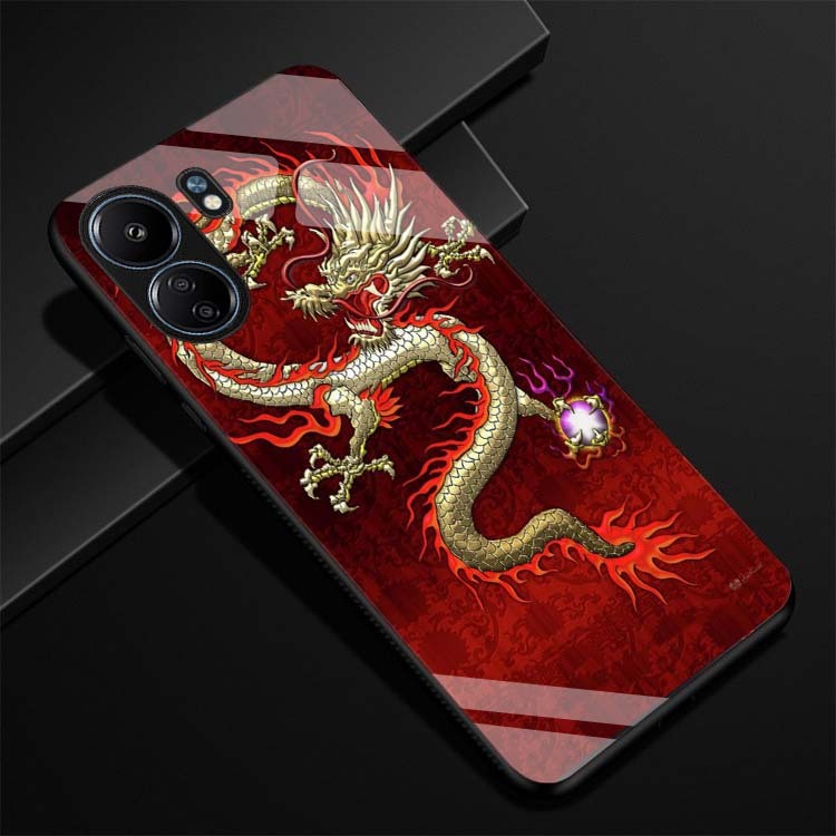 Ốp Lưng XIAOMI REDMI 13C, POCO C65 Lưng kính cường lực Sáng Bóng