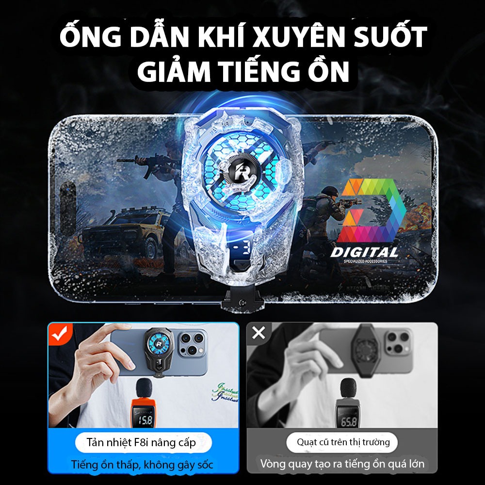 Sò Lạnh Tản Nhiệt Siêu Nhanh Cho Điện Thoại Remax F8i Chính Hãng ...