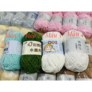 Len Nhung Mèo mềm mịn cuộn 50gr