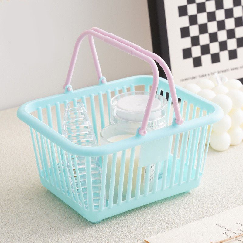 RỔ ĐỂ ĐỒ VĂN PHÒNG PHẨM MÀU PASTEL XINH XẮN