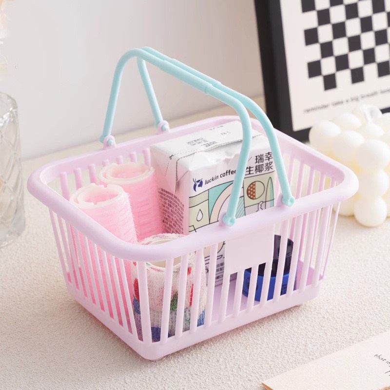 RỔ ĐỂ ĐỒ VĂN PHÒNG PHẨM MÀU PASTEL XINH XẮN