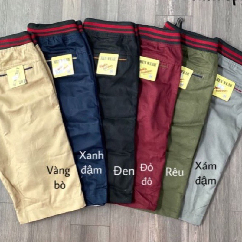 Quần Short KaKi Nam Cạp Chun From Rộng Thoải Mái