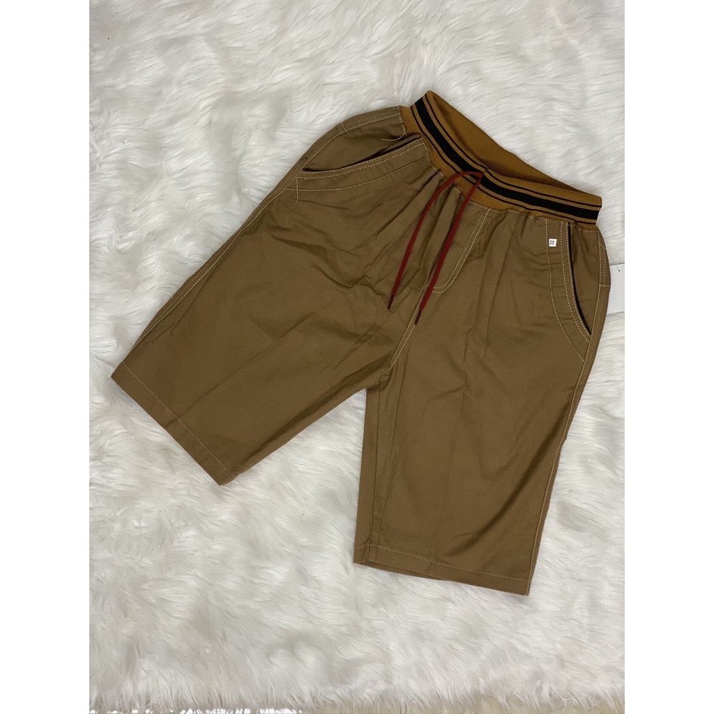 Quần Short KaKi Nam Cạp Chun From Rộng Thoải Mái