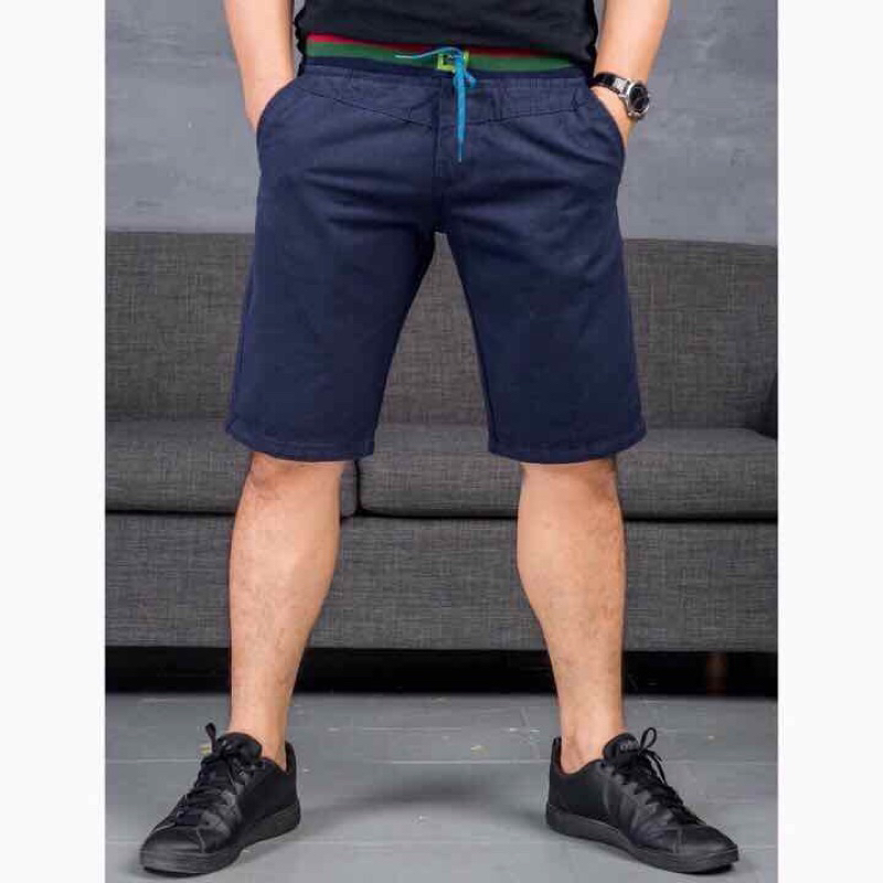 Quần Short KaKi Nam Cạp Chun From Rộng Thoải Mái