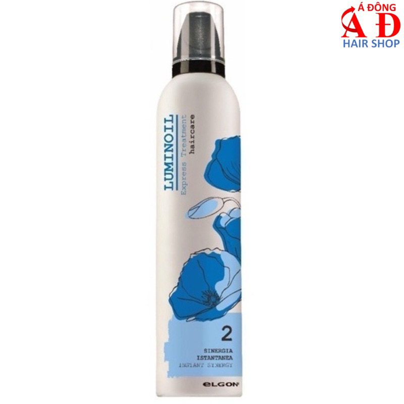 Tinh dầu phục hồi tóc cấp tốc dạng bọt Elgon Luminoil 2 Instant cho tóc sau hoá chất uốn duỗi nhuộm 300ml