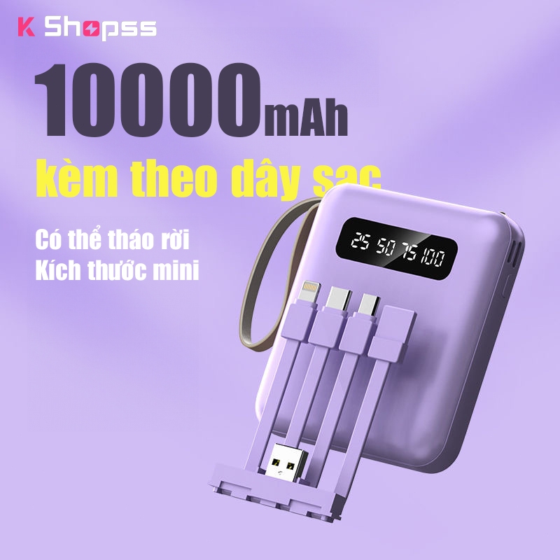 sạc dự phòng mini 20000mah - siêu di động Mini với dung lượng lớn và ...