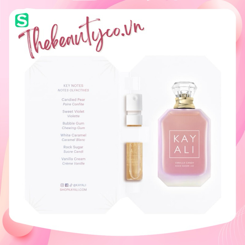 Bill US Freeship) Vial nước hoa Kayali Eau de Parfum các