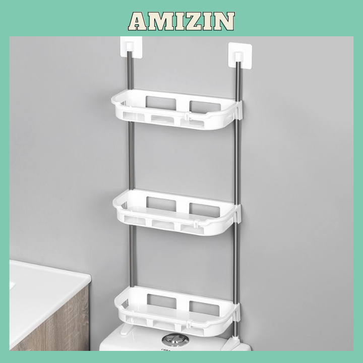 [Mã LIFEXANH03 giảm 10% đơn 500K] Kệ 2 và 3 Tầng Đa Năng Để Trên Bồn Cầu
