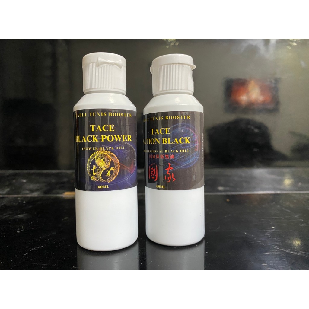 Dầu tune cho mặt vợt bóng bàn TACE BLACK NATION, BACK POWER 60ML