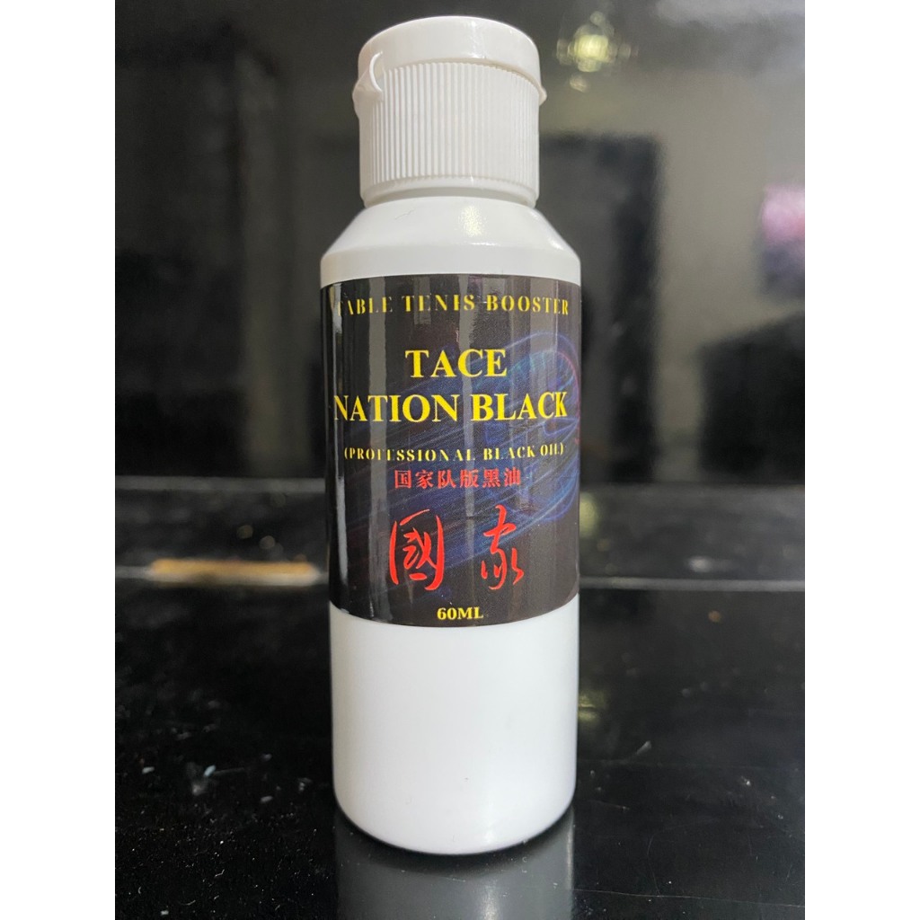 Dầu tune cho mặt vợt bóng bàn TACE BLACK NATION, BACK POWER 60ML