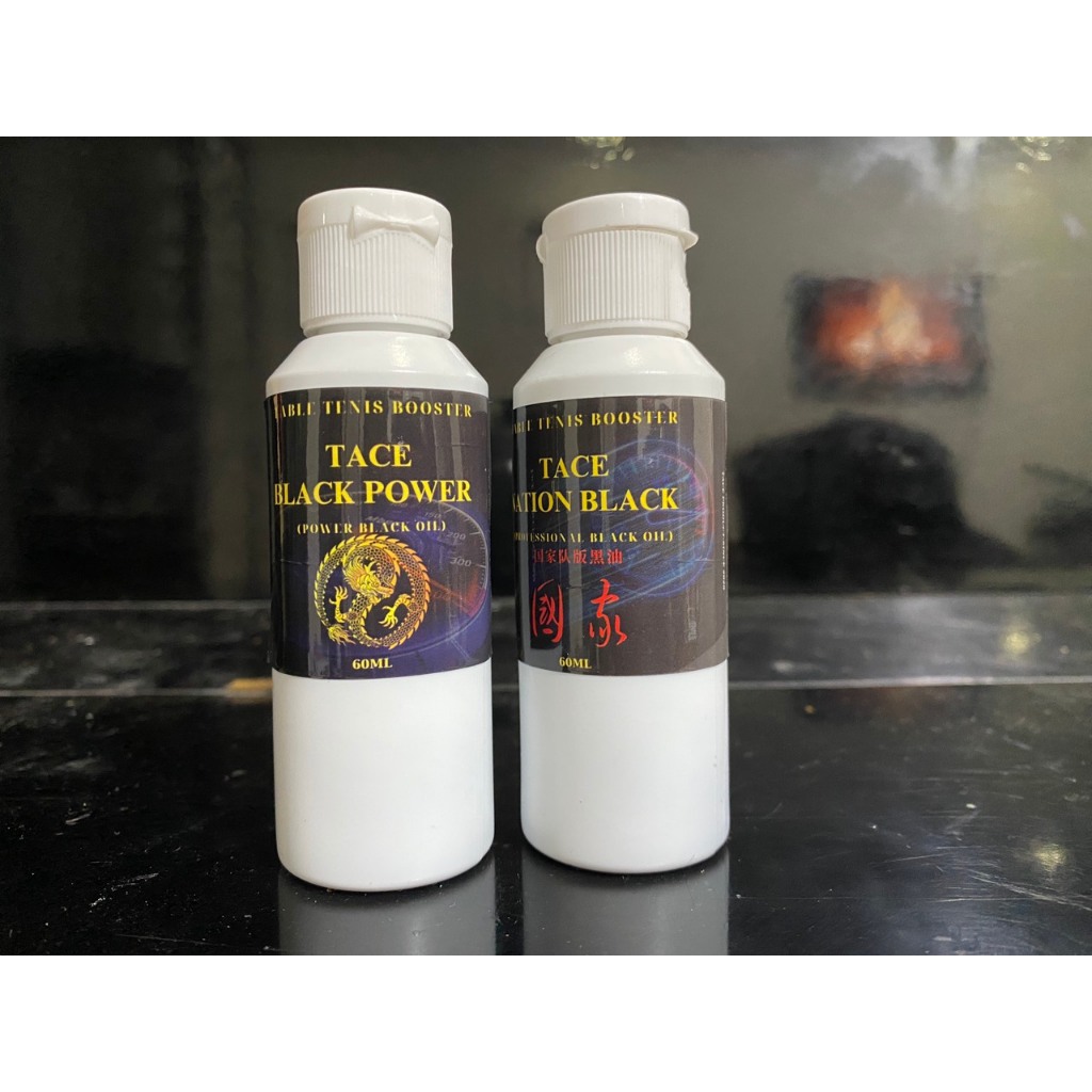 Dầu tune cho mặt vợt bóng bàn TACE BLACK NATION, BACK POWER 60ML