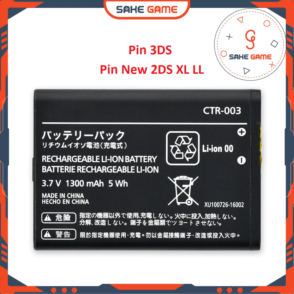 Pin máy chơi game Nintendo 3DS New 2DS XL LL Pin Nintendo 3DS Pin 3DS