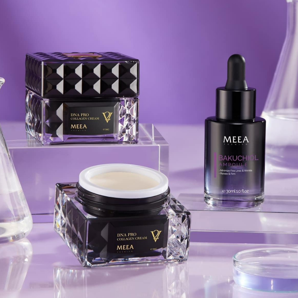 Combo Kem Face Collagen Cá Hồi DNA Pro V2 Meea origin và serum size mini