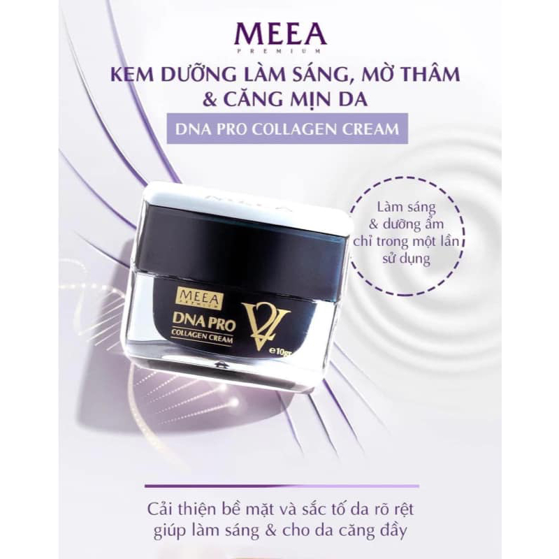 Kem Face Collagen Cá Hồi DNA Pro V2 Meea Origin size nhỏ 10g