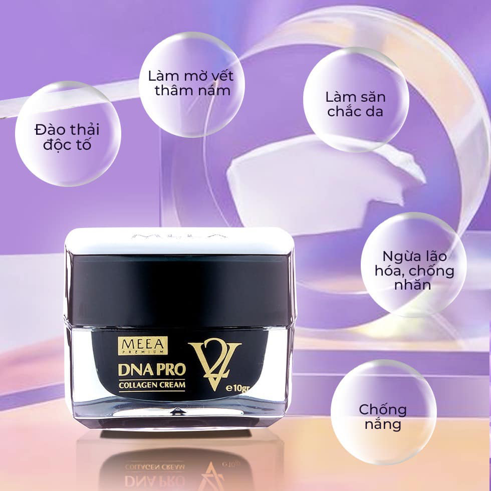 Kem Face Collagen Cá Hồi DNA Pro V2 Meea Origin size nhỏ 10g