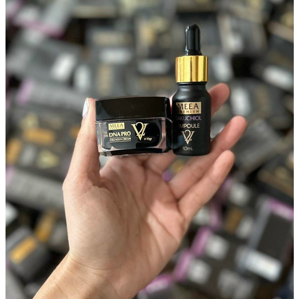 Combo Kem Face Collagen Cá Hồi DNA Pro V2 Meea origin và serum size mini