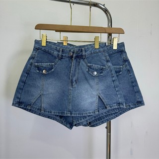 Quần váy Jean Bigsize Nữ chất mềm dáng chữ A lưng cao tôn dáng không co giãn mặc thoáng mát GV3/GV2