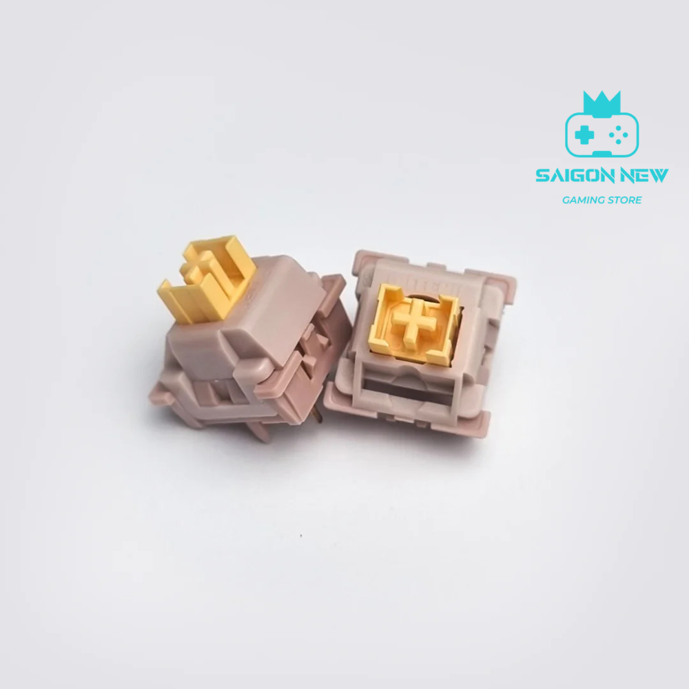 Switch Outemu Silent Peach V3 - Không gây tiếng ồn cho bàn phím cơ - Switch im lặng - lực nhấn 45g - 5pin | BigBuy360 - bigbuy360.vn