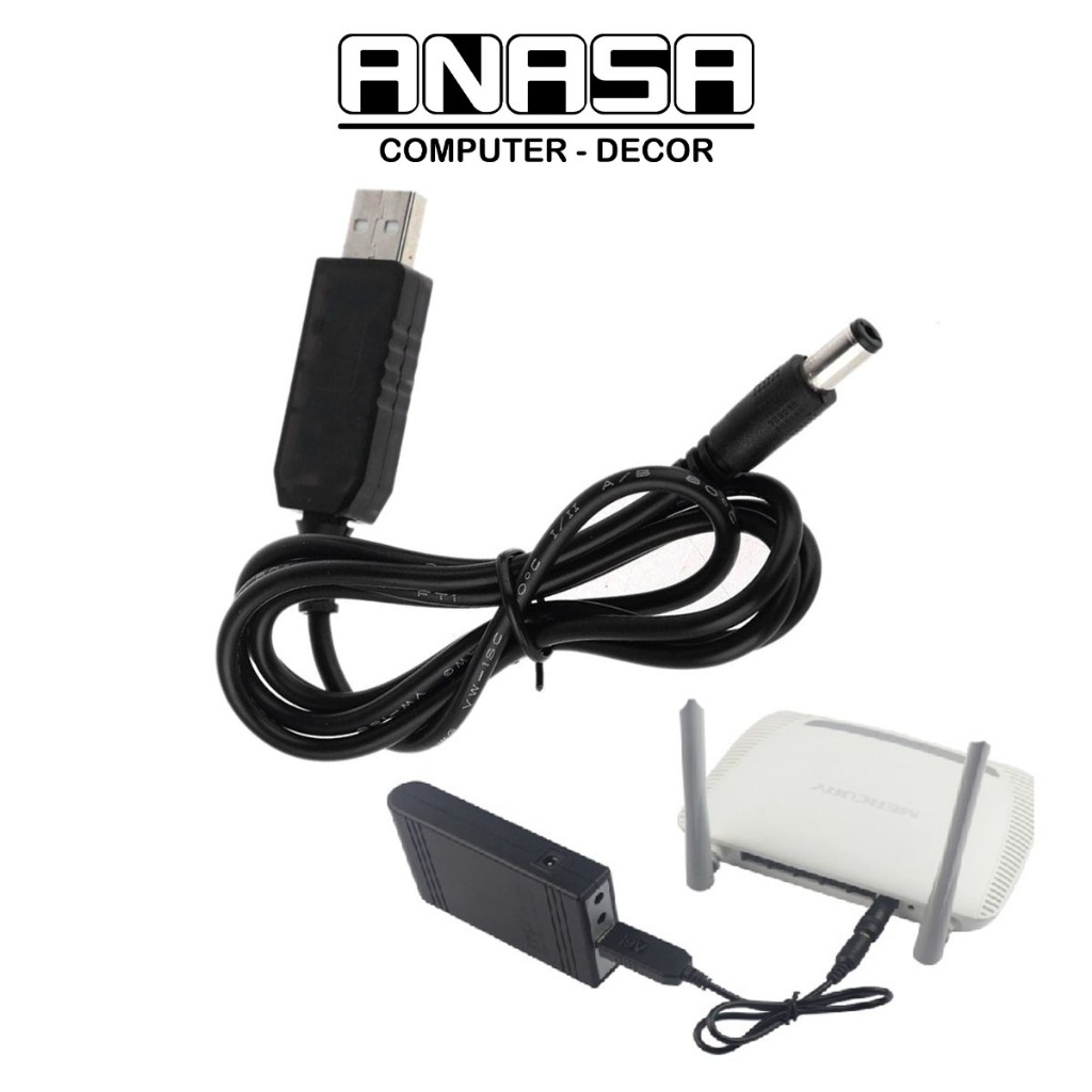 Dây Cáp Cấp Nguồn Modem Wifi Dùng Sạc Dự Phòng Jack Cắm To 5.5x2.1mm ...